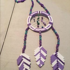 Kandi necklace dream catcher